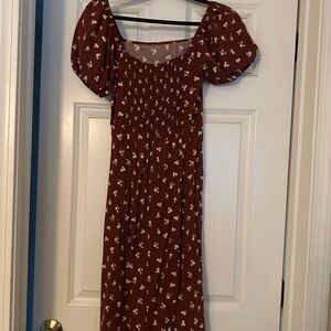 Floral Puff Sleeve Dress